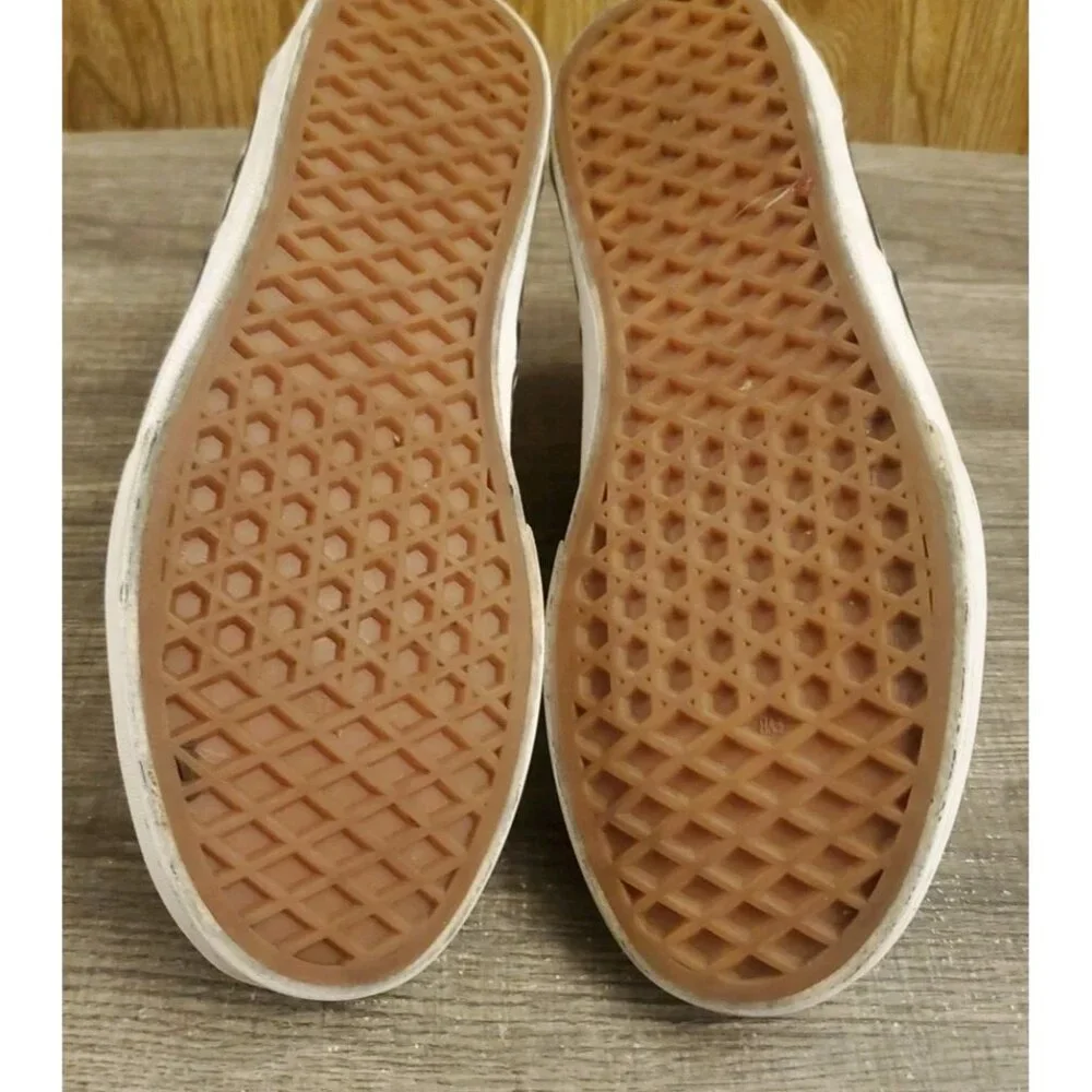Vans Skate Shoe Tie Sneaker Shoes‎ Youths Size 6 Pizza Checkerboard